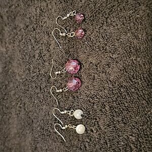3 Pairs Earrings